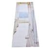 2pcs Door Sticker PVC Material 3D Visual Effects Easy Cleanable
