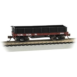 Old-Time Gondola Car U.S. Military Railroad - N Scale