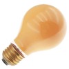 Specialty/Novelty 25A/O, 120 Volt, 25 Watt, A19 Orange Incandescent Light