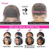 Straight Lace Front Wigs Human Hair 180% Density 13x4 HD