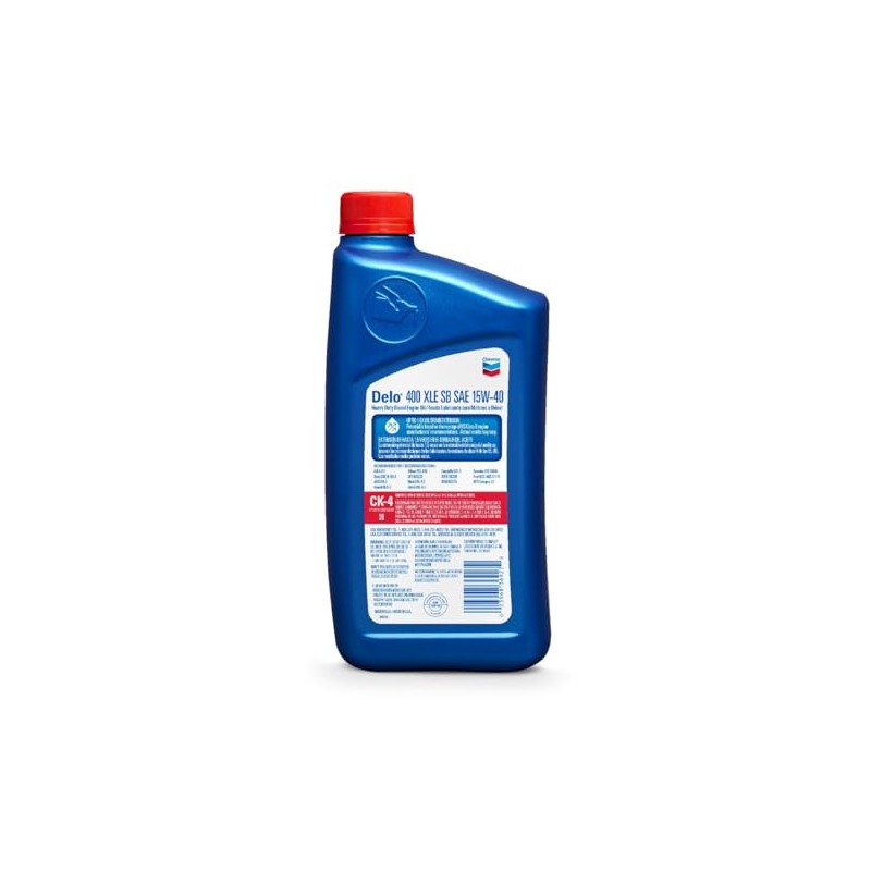 Chevron Delo 400 XLE SAE Synblend Synthetic Blend Diesel Oil