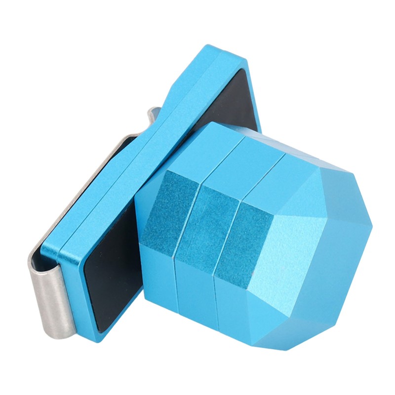 Aluminum Cue Chalk Holder Clip Octagon Universal 3 Layers Billiard