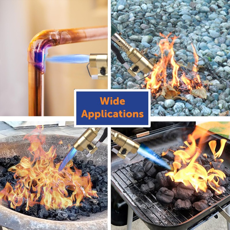 Flame King Propane & Mapp Gas Blow Torch 27,000 BTU
