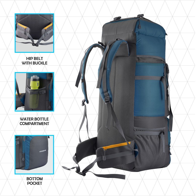 TRAWOC 60 Ltr Blue Rucksack