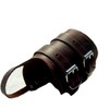 Leather Bracelet with Thumb Loop Right for Circumference 15-19 cm