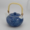 (TV Series Pottery 土瓶 Paulownia Picture No. 4 Blue 700ml
