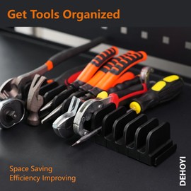 DEHOYI 24 pcs Magnetic Plier Organizer Set for Toolbox & drawer Storage|Modular Plier holders for Mechanics, Technicians, Space-Saving & Quick-Access,Gift for father and boyfriend(Blue)
