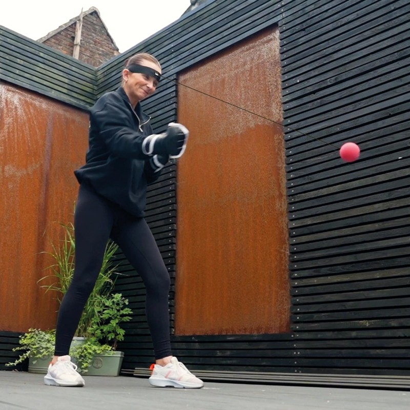 #winning Triple Reflex Boxing Ball Adjustable Headband Elasticated Training Set