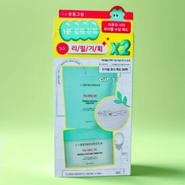 브링그린 티트리 시카 트러블 수딩 토너패드 90매+90매 올리브영기획 Bring Green Tea Tree Cica Trouble Soothing Toner Pad 90 Sheets + 90 Sheets Olive Young Special Edition