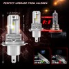 KOYOSO H4 LED Headlight Bulb,50W 10000LM H4 headlight bulb,Halogen Replcement,Plug
