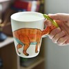 400ml Dinosaur Shaped Mug Cute Animal Ceramic Mug Office Mug