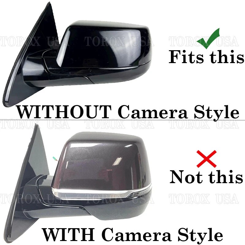 Torox 2015-2020 Chevy Tahoe Suburban GAZ SUMMIT WHITE Mirror COVERS