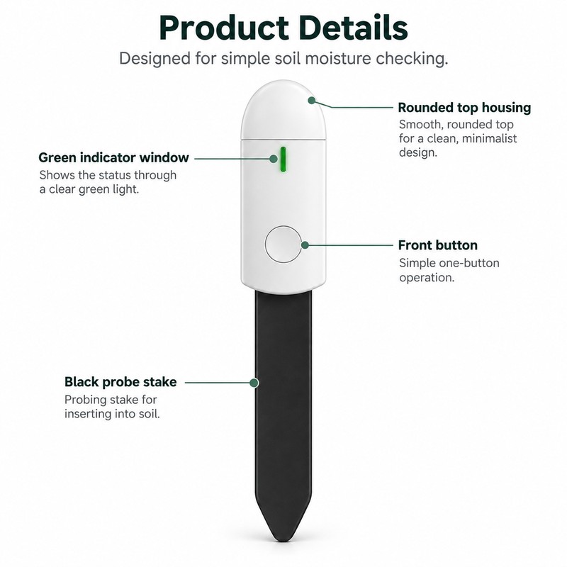 Soil Moisture Tester for Indoor Plants & Garden Watering –