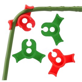 TAXTYHRE Plant Bender, 40 Pieces Plant Training Clips, Low Stress Training Clips, Plant Bender, Plant Trainer for Low Load, Plant Growth Bender, Plant Bender Clips (Red + Green)