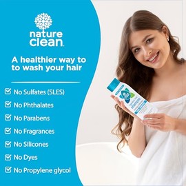 Nature Clean Pure Sensitive Shampoo, Unscented, 10 Fluid Ounce.