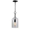 Kenroy Home 91831ORB Capri 1 Light Mini Pendant with Blackened
