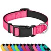 PWOD Reflective Dog Collar, Adjustable Soft Neoprene Padded Nylon Pet