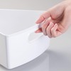 InterDesign 62731 Kitchen Lazy Susan Pantry Cabinet Bins 1/8, White