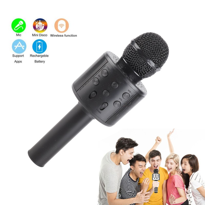 Wireless Bluetooth Microphone Portable 4 in 1 Multifunctional Noise Reduction