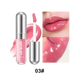 Erinde Brillo de Labios con Brillo Hidratante y Larga Duración, Acabado Brillante y Jugoso, Fórmula Nutritiva con Aceites Naturales, Ligero y No Pegajoso, Colores Pigmentados,#3