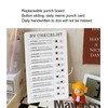 4pcs Checklist Board DIY Production Recyclable Portable Chore Checklist Detachable