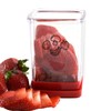 Strawberry Cup Slicer, Speed Slicer with Push Plate, Stainless Steel
