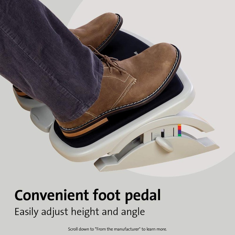 Kensington Foot Rest For Under Desk At Work, Smartfit Comfort