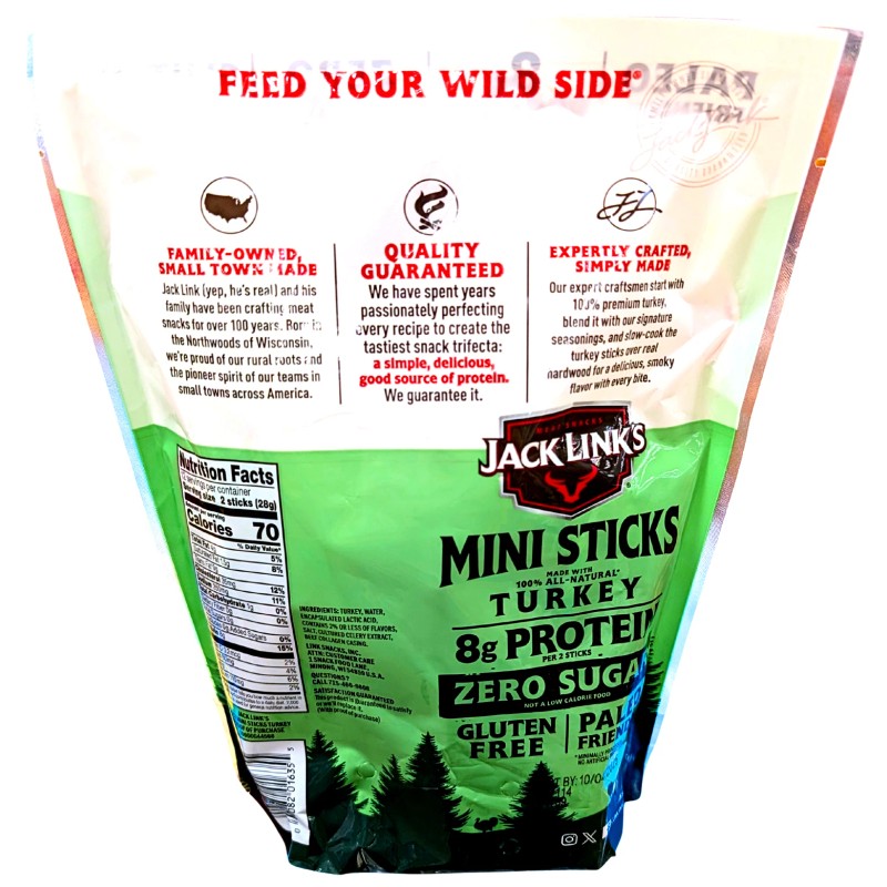 Jack Link's Savory Herb Mini Turkey Stick 24 x 0.5