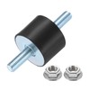 uxcell M10 x 25mm Rubber Mounts, 30 x 40mm Cylindrical