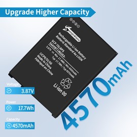 Senpinkboo SCP-76LBPS Battery [Upgrade 4570mAh] for Kyocera E7200