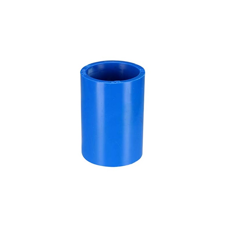 uxcell 25mm Straight PVC Pipe Fitting Coupling Adapter Connector Blue