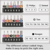 Hakkin 19PCS Mini Ratchet Wrench Screwdriver Bit Set S2 Steel