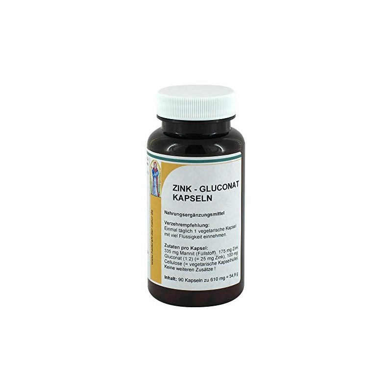 Zinc 25 mg Zinc Glu Conat Capsules Pack of 90