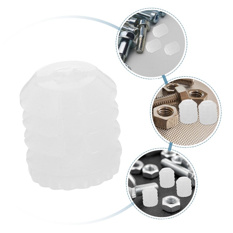 VILLFUL 150pcs Plastic Dowel Inserts for Cabinet Hinge Repair Threaded
