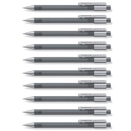 Staedtler 777 05–8 mechanical pencil with graphite B type lead, lead diameter 0.5 mm, barrel colour: magenta, pack of 10