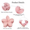 YIHECWY 6 PCS Flower Hair Clips Flower Claw Clips Hair
