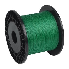 Braided Fishing Line 4-Way PE Braided Fishing Line 100 m/300 m/500 m/1000 m Super Strong Braided Fishing Lines for Freshwater Salt Water (Green, 100 m, 2.5#)