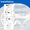 Front Engine Hood Struts Shocks Lift Supports Gas Springs 6489