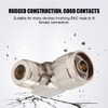 2PCS N Male to N Female Elbow Adapter RF Coaxial