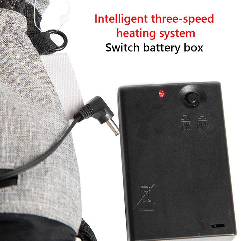 Smart USB Electric Heating Gloves Winter Outdoor Warm Windproof Sport
