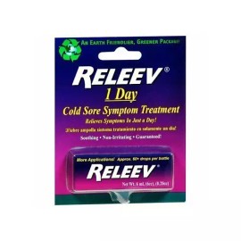 Releev 1 Day Soothing Cold Sore Symptom Treatment Fastest Healing Time 0.20 oz
