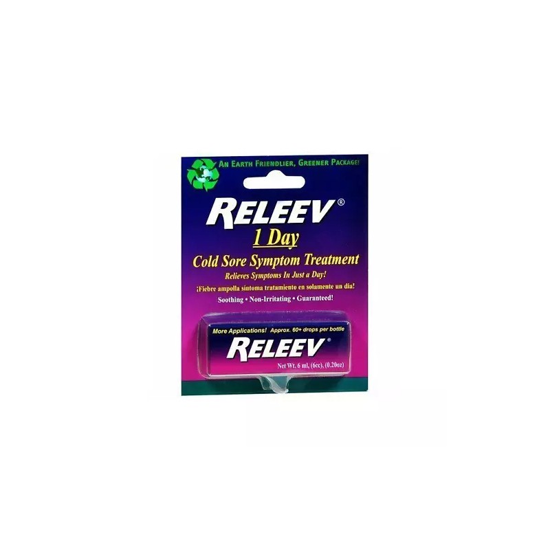 Releev 1 Day Soothing Cold Sore Symptom Treatment Fastest Healing