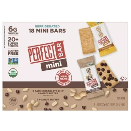 Perfect Bar Protein Bar, Peanut Butter and Chocolate Chip 18 ct.