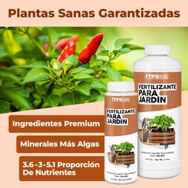 Fertilizante para Jardín, Complete Liquid Garden Plant Food, 8 oz (250mL)