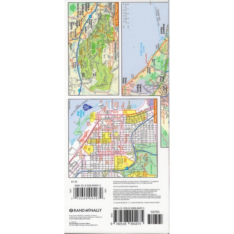 Southern California, Easy-to-Fold, Laminated State Map, Rand McNally