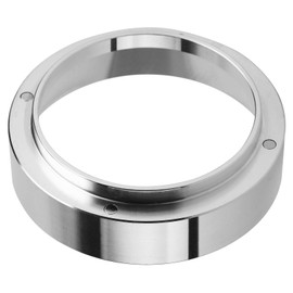 51mm Dosing Funnel, Zinc Alloy Coffee Dosing Funnel Ring Magnetic Espresso Dosing Funnel for Coffee Machine Silver