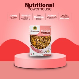 NativeFoodStore: Millet muesli with Vanilla, Naturally Cholesterol-free, 28.2 oz-pack of 2
