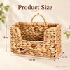 Handwoven Wicker Wall Basket for Everyday Storage – Space-Saving Rustic