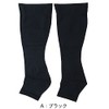 rg008 Women's Compression Socks, For Sleeping, Large Size, A, Black,