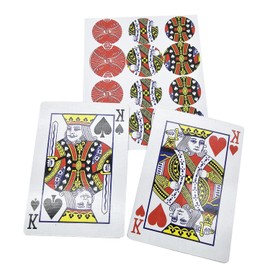 HIXNUG Marked Stripper Deck Secret Marked Simple Magic Toys Magia Card Poker Magic for Card Game Ladder Cards